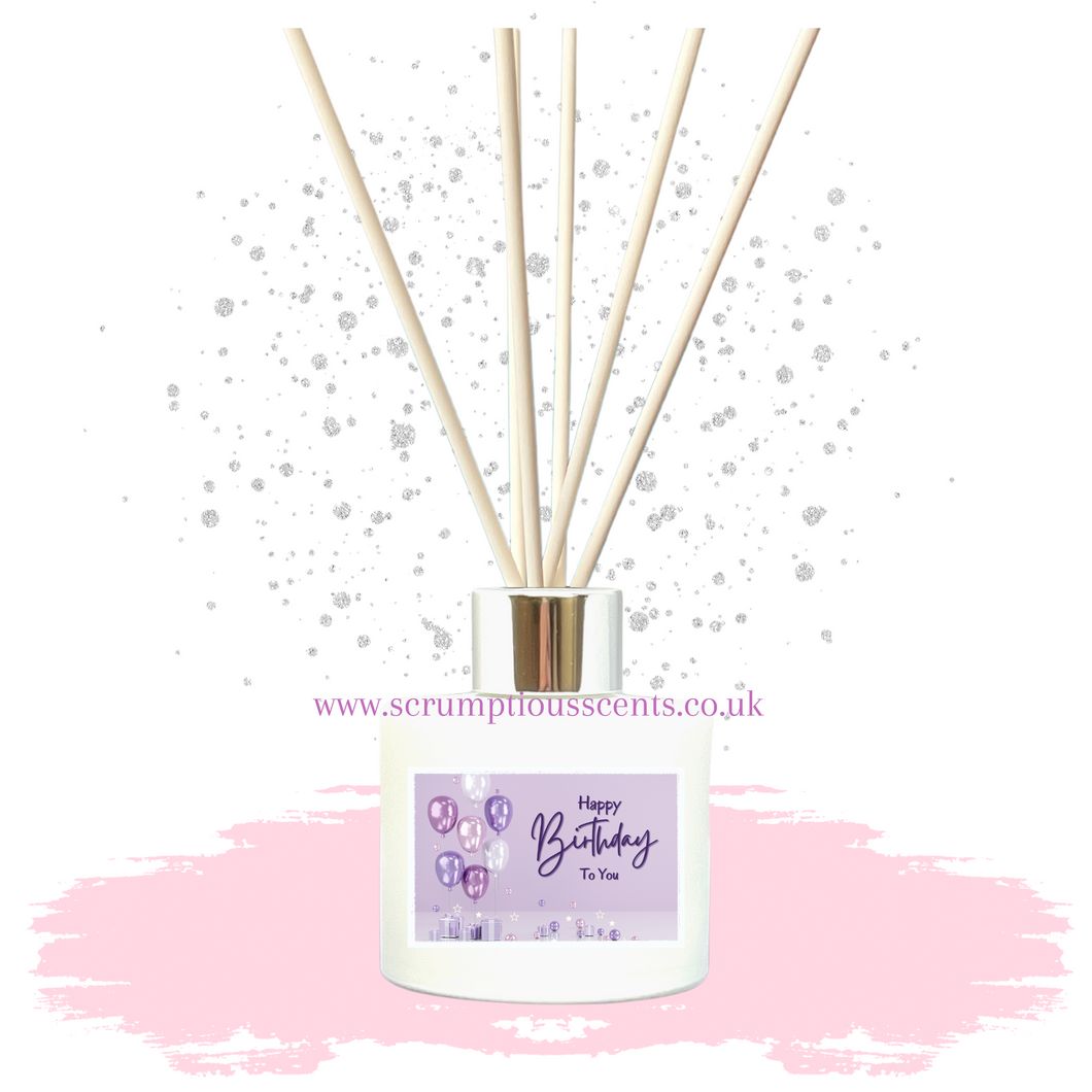 'Purple Birthday' Reed Diffuser