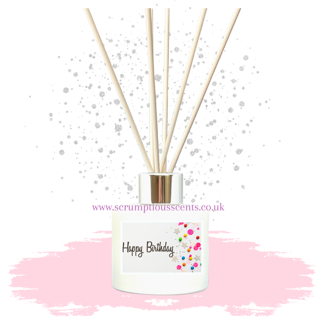 'Grey Birthday' Reed Diffuser