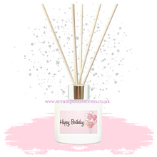 Load image into Gallery viewer, &#39;Pink Balloons Birthday&#39; Reed Diffuser
