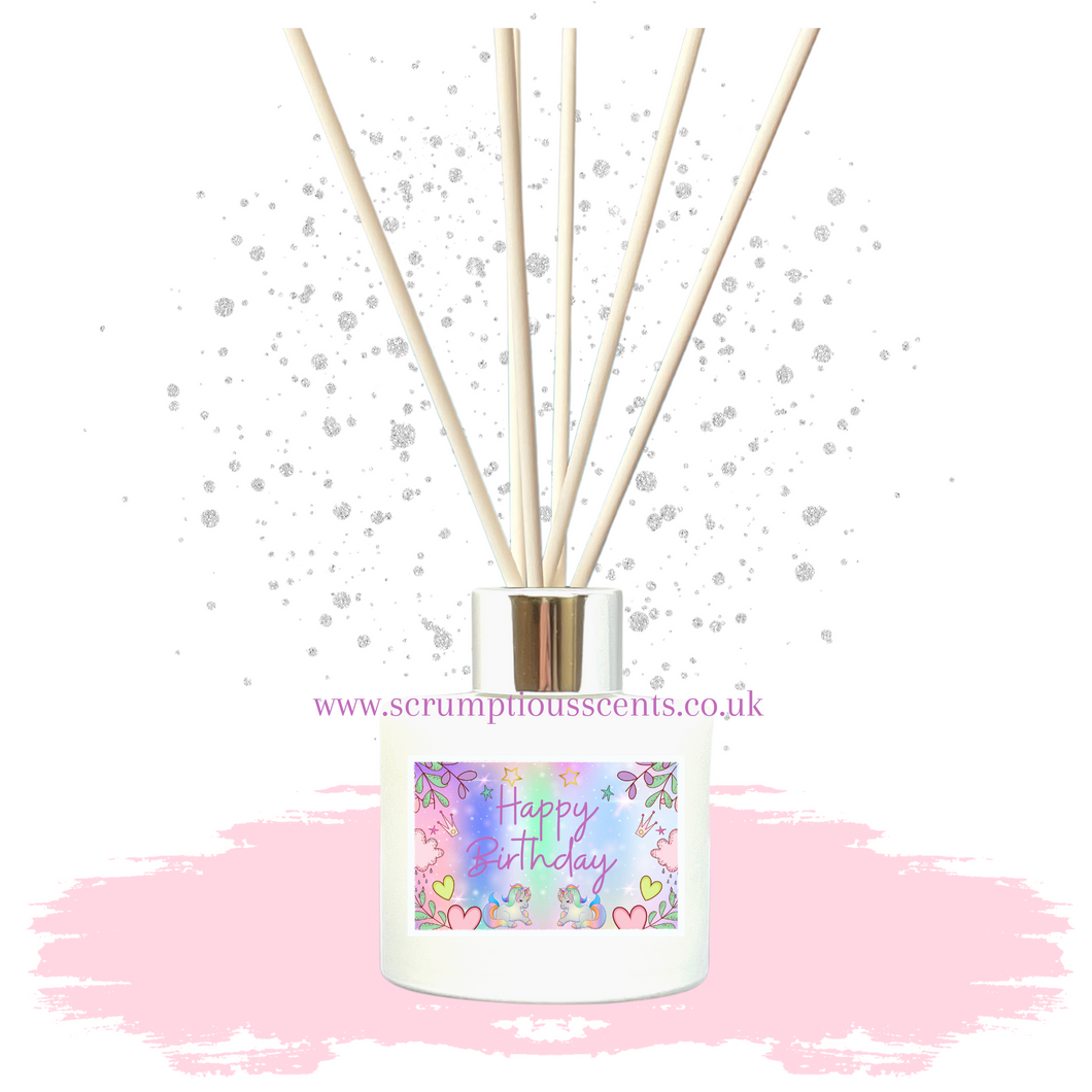 'Unicorn Birthday' Reed Diffuser