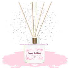 Load image into Gallery viewer, Pink &#39;Happy Birthday Mum&#39; Reed Diffuser
