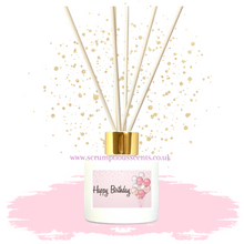 Load image into Gallery viewer, &#39;Pink Balloons Birthday&#39; Reed Diffuser
