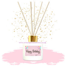 Load image into Gallery viewer, &#39;Pink &amp; Blue Balloons Birthday&#39; Reed Diffuser
